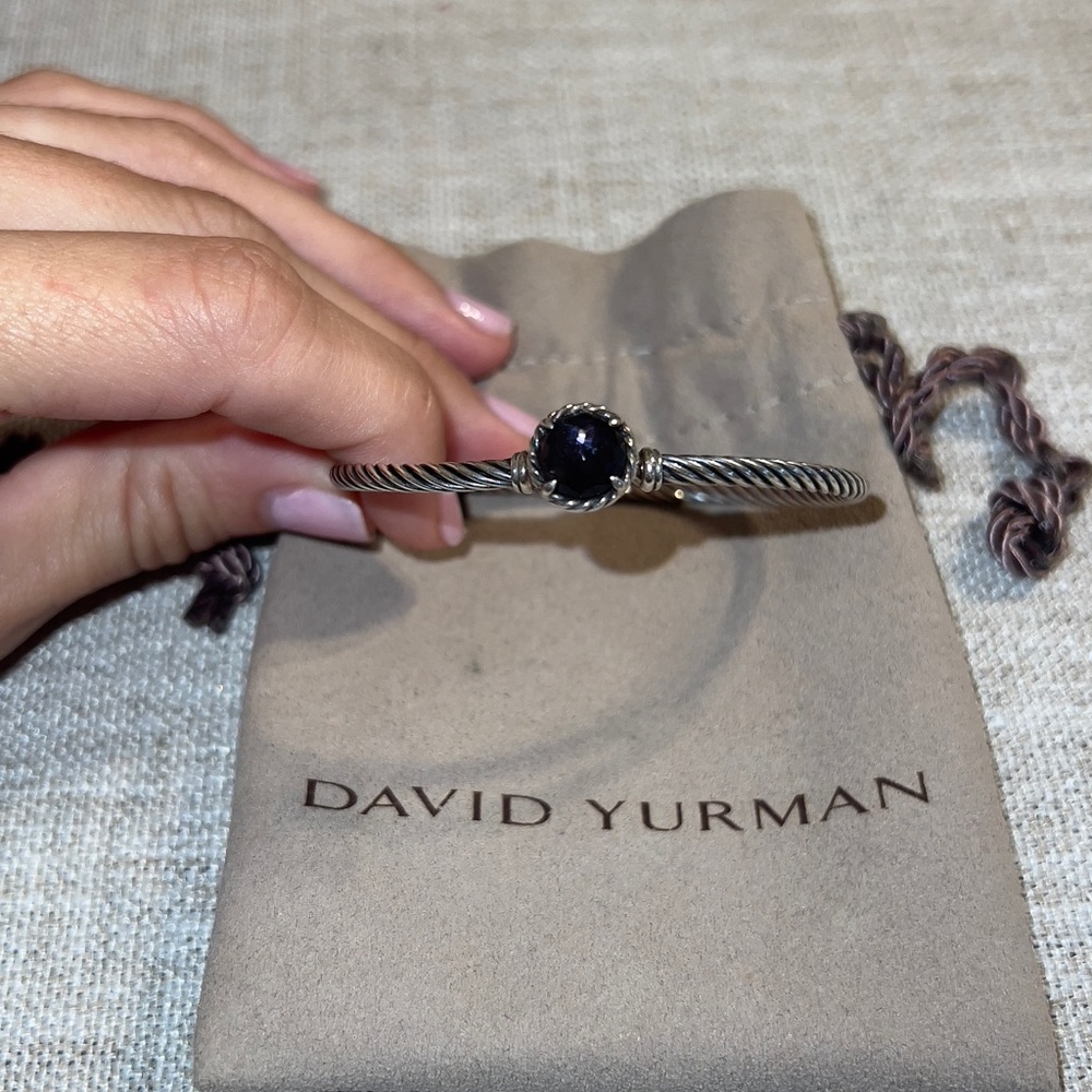 David Yurman Chatelaine Bracelet with Amethyst and Pavé Diamonds